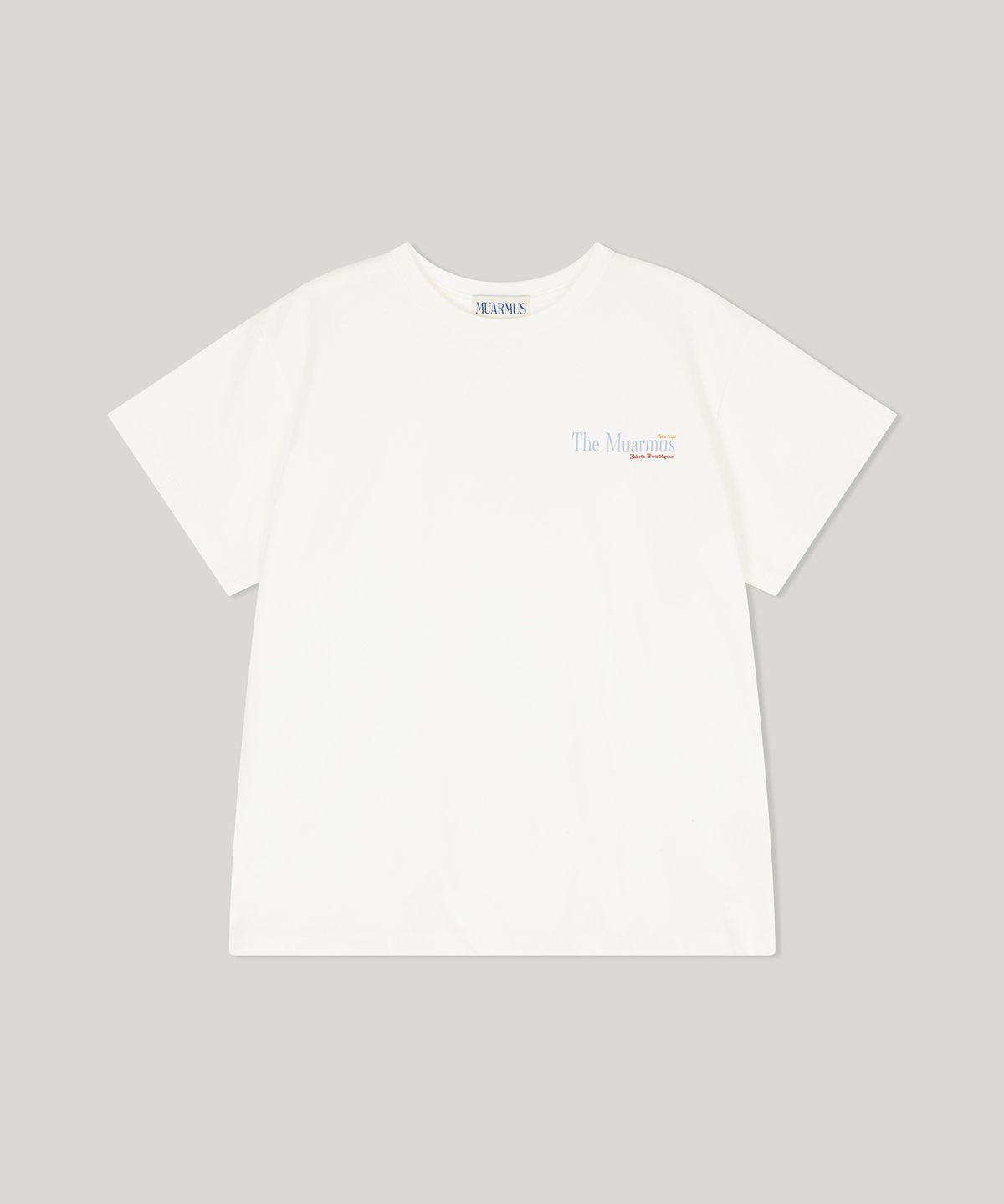 무아르무스(MUARMUS) Since T-shirt [Ivory]
