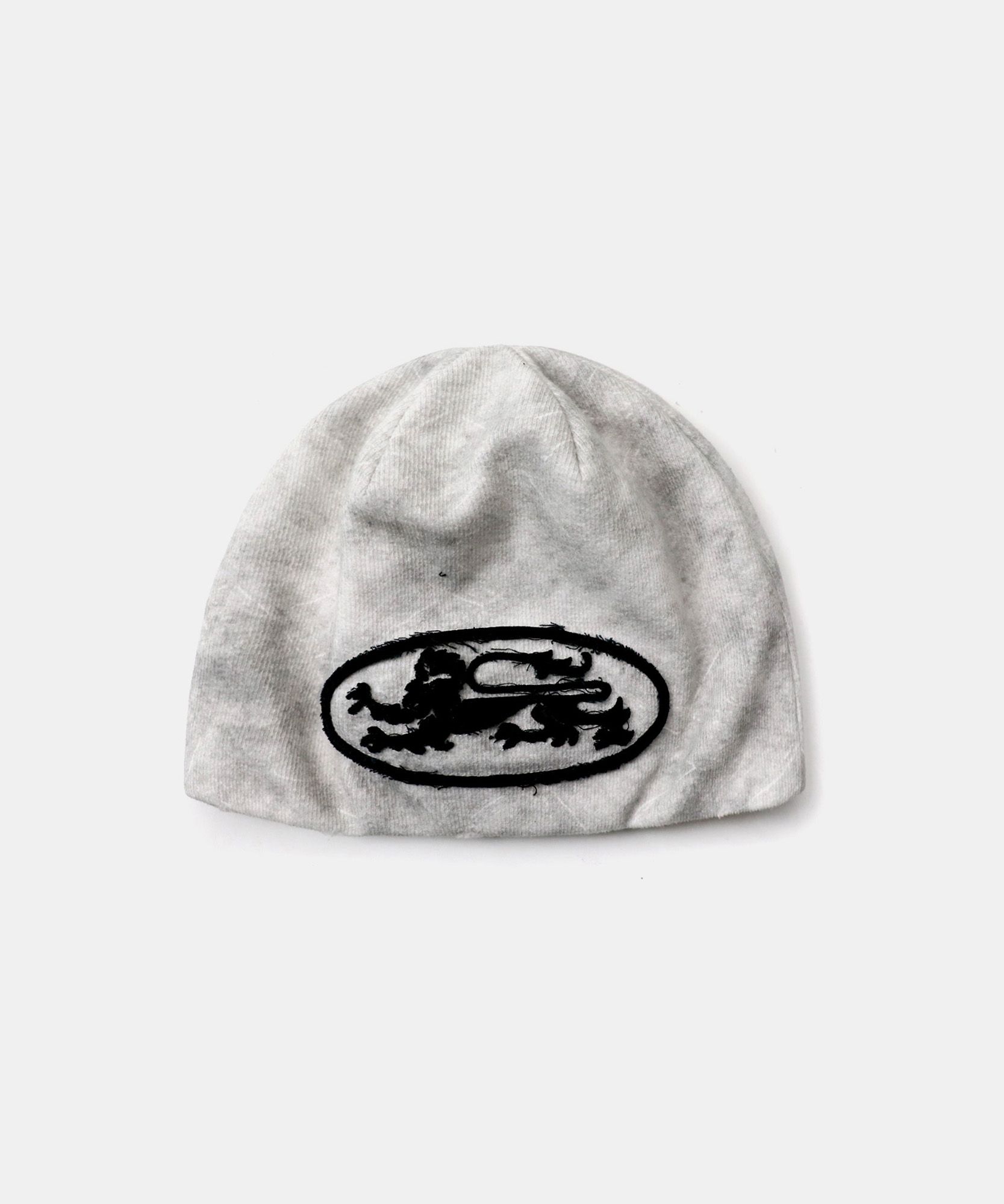 ニットキャップ・ビーニー [BADBLOOD] Lion Patch Beanie MUSINSA | BADBLOOD Lion Patch Beanie - Washed Black