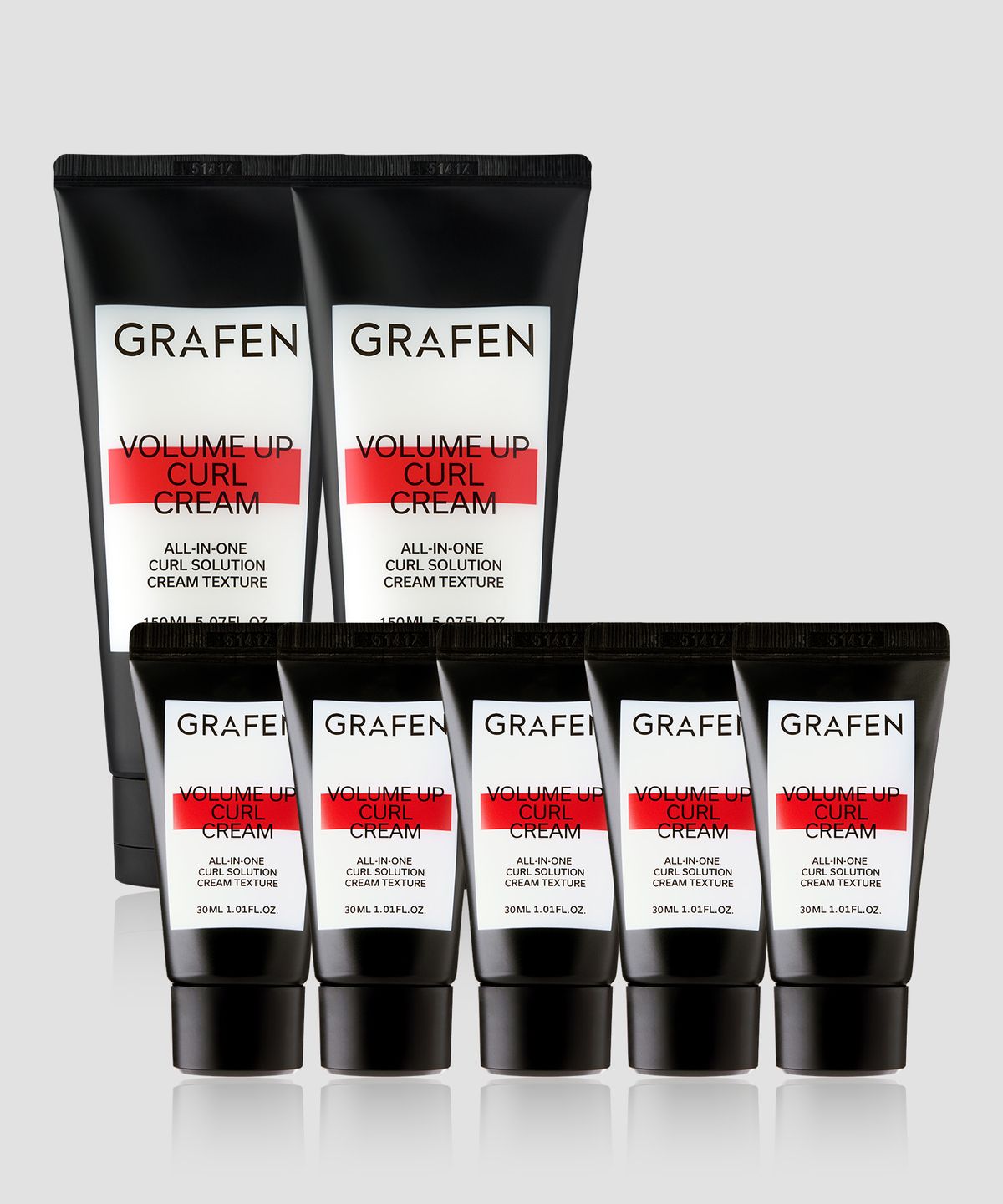 그라펜(GRAFEN) 볼륨업 컬크림 대용량 기획 450ml(150+150+30*5)