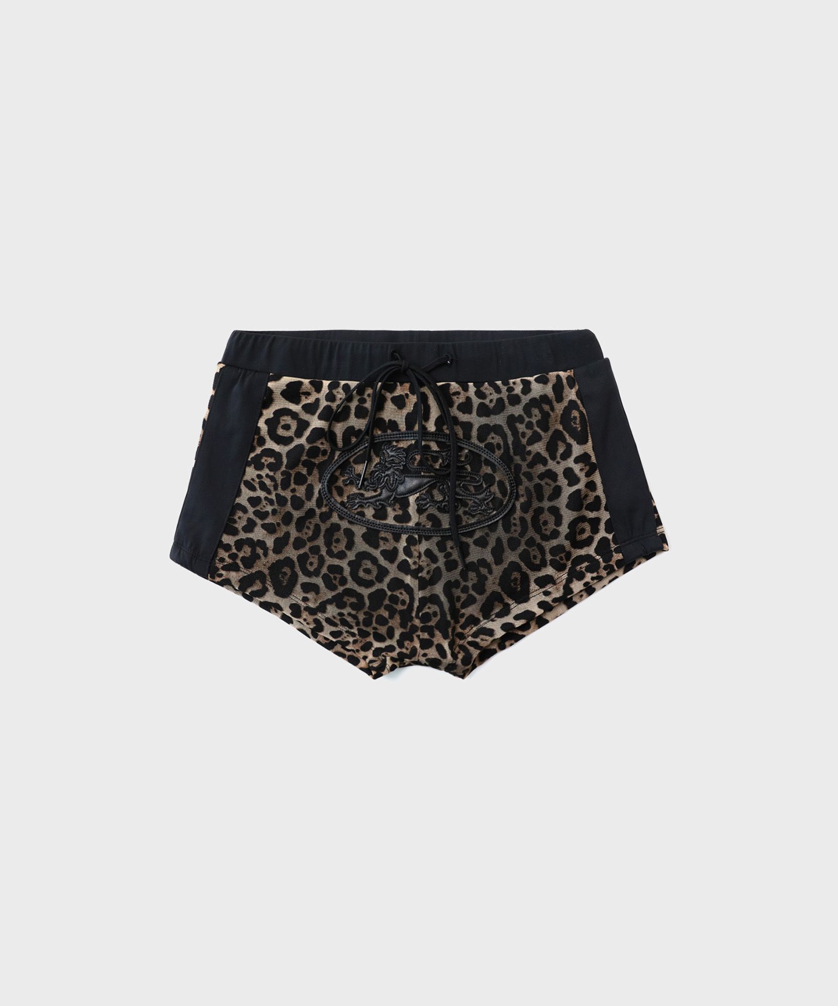 ★BADBLOOD★ AQUA Mystic Boy Shorts Brown Leopard w-srt25-01 MUSINSA | BADBLOOD [AQUA] Mystic Boy Shorts - Brown Leopard