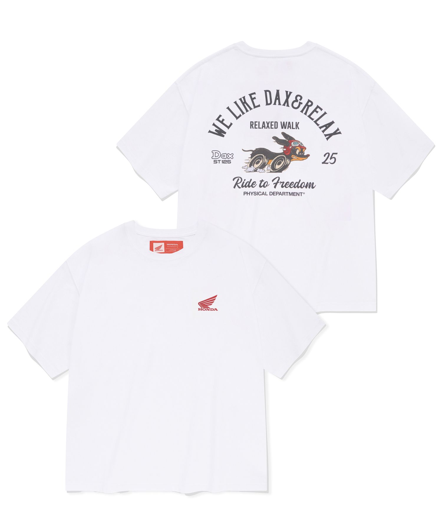 Tシャツ・カットソー HONDA MOTORCYCLE DAX 125 Short Sleeve White MUSINSA | Honda Motorcycle DAX 125 Short Sleeve White