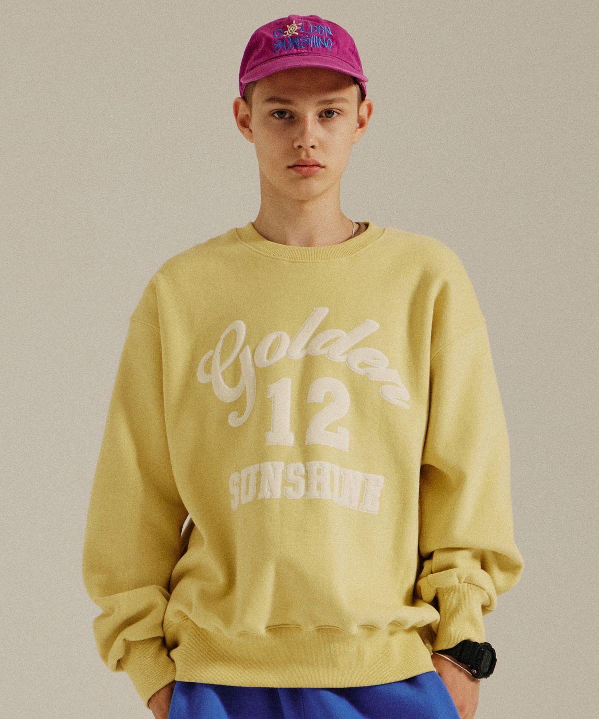 골든선샤인(GOLDEN SUNSHINE) Golden SweatShirts_Light Yellow