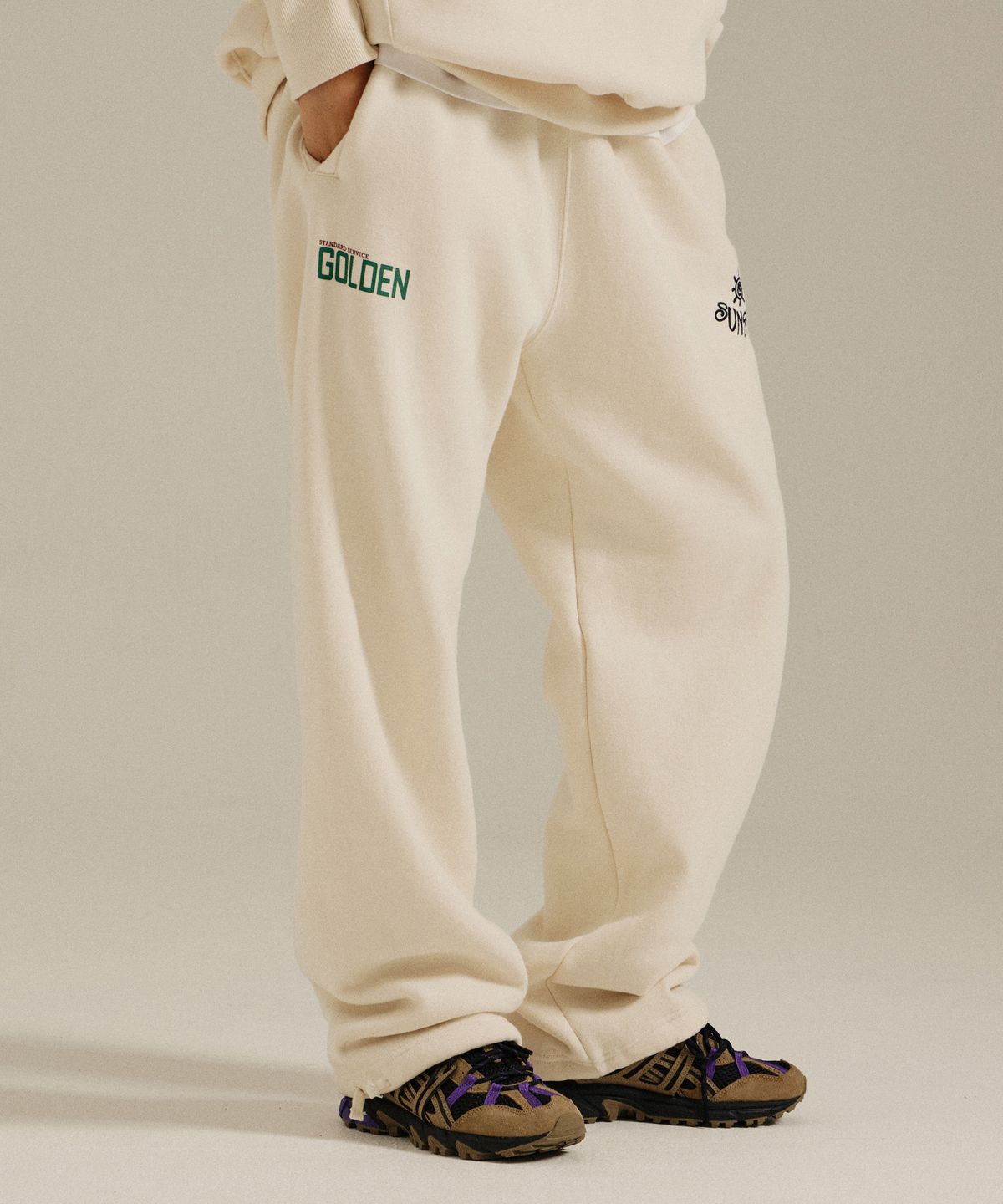 골든선샤인(GOLDEN SUNSHINE) SunShine String Sweatpants_Cream