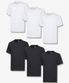 [6PACK] 남녀공용 베이직 언더 티셔츠 화이트+블랙