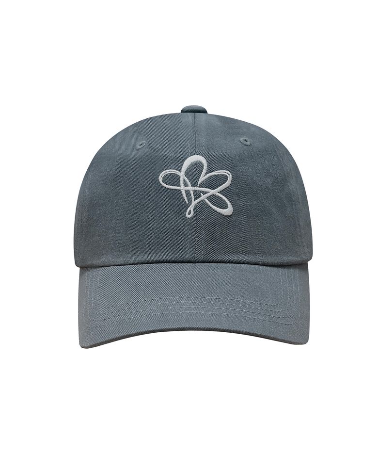 MINI HEART LOGO BALL CAP / CHARCOAL