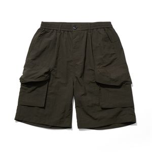 Nylon Utility Shorts Khaki