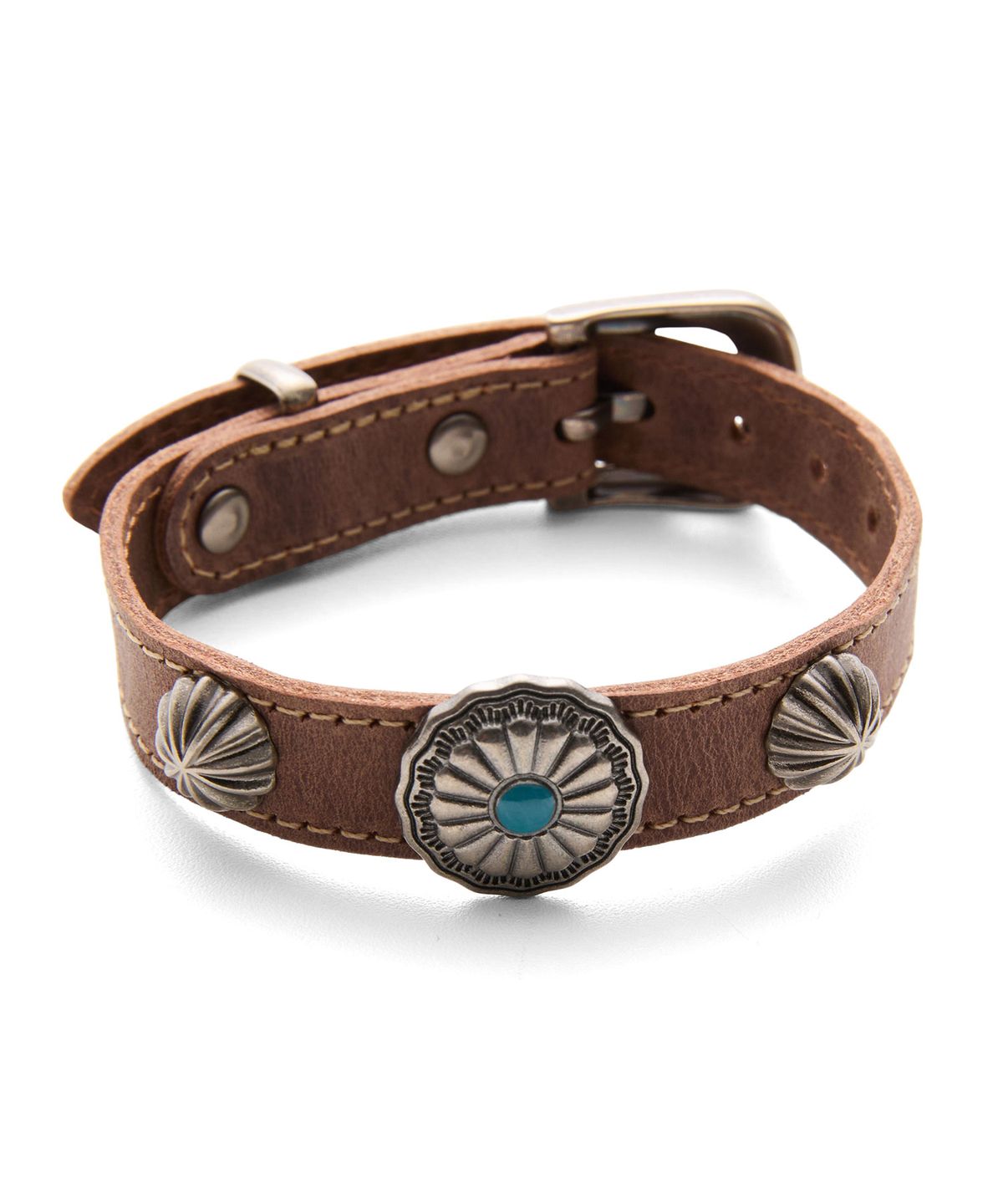 오가프(OGARP) Concho Wrist Belt Brown