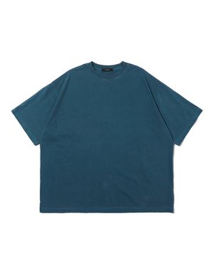 피그먼트 오버 박스 반팔티 (그린)