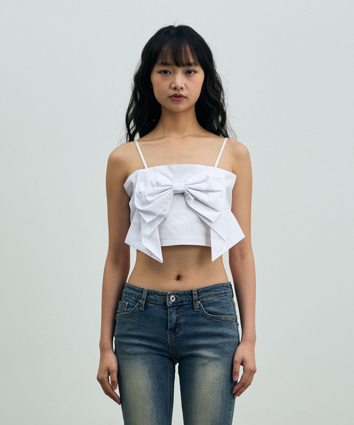 아리킴(ARIKIM) ARI RIBBON BUSTIER / WHITE