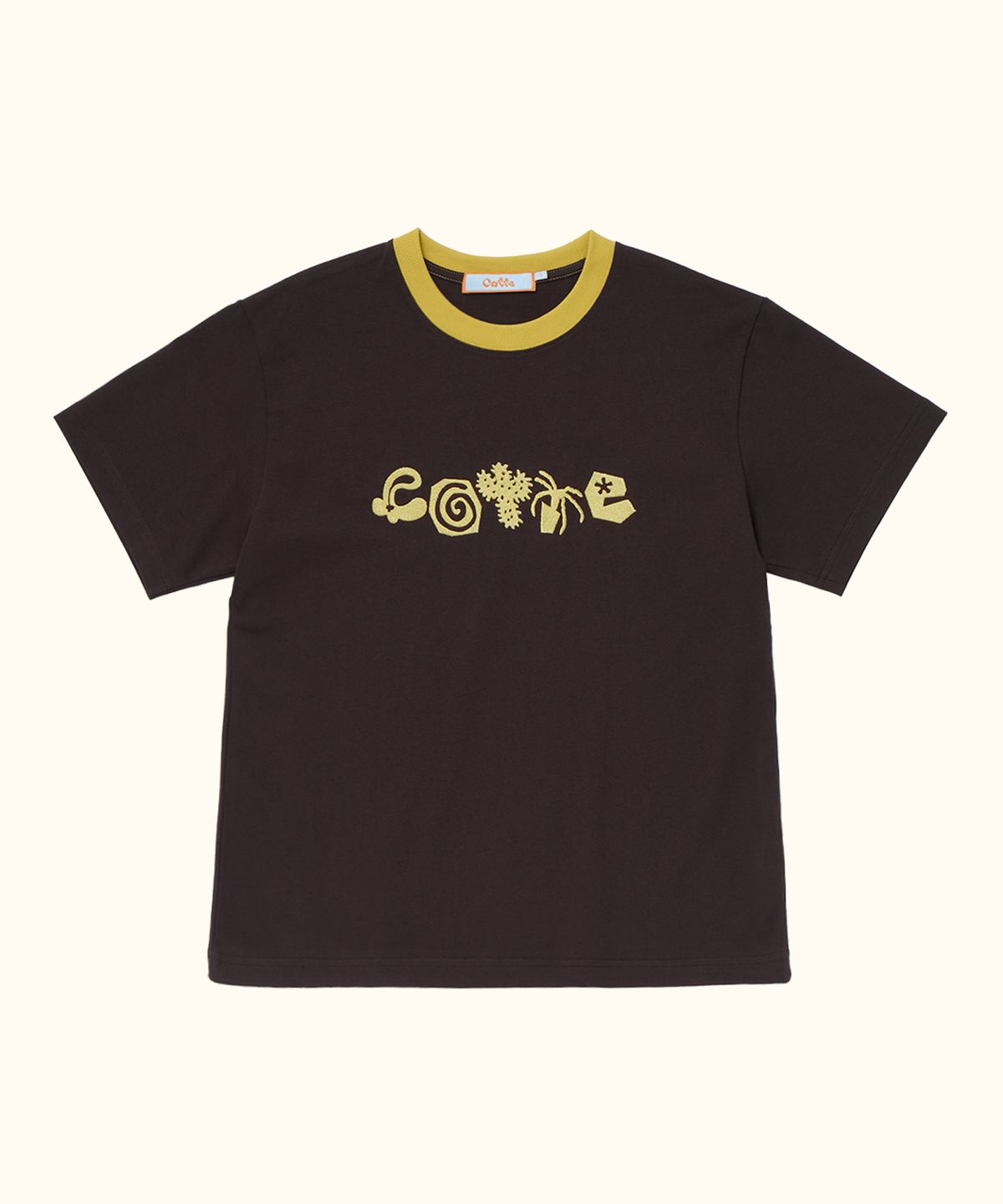 꼬떼(COTTE) 두들가든 티셔츠(브라운)