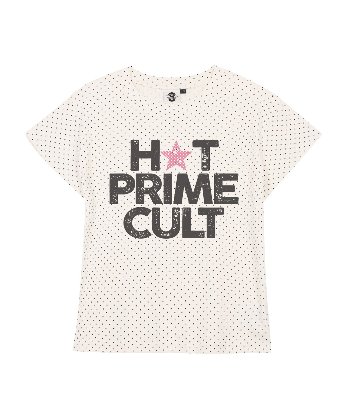 프라임에이트(PRIMATE) DOT RUSTEE 여성 땡땡이 반팔티셔츠 3 COLORS