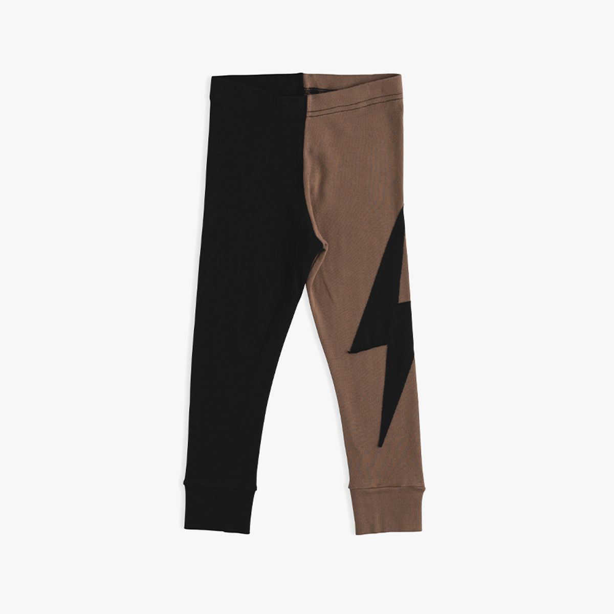 누누누(NUNUNU) DIVIDED BOLT PATCH LEGGINGS_NU21AL307