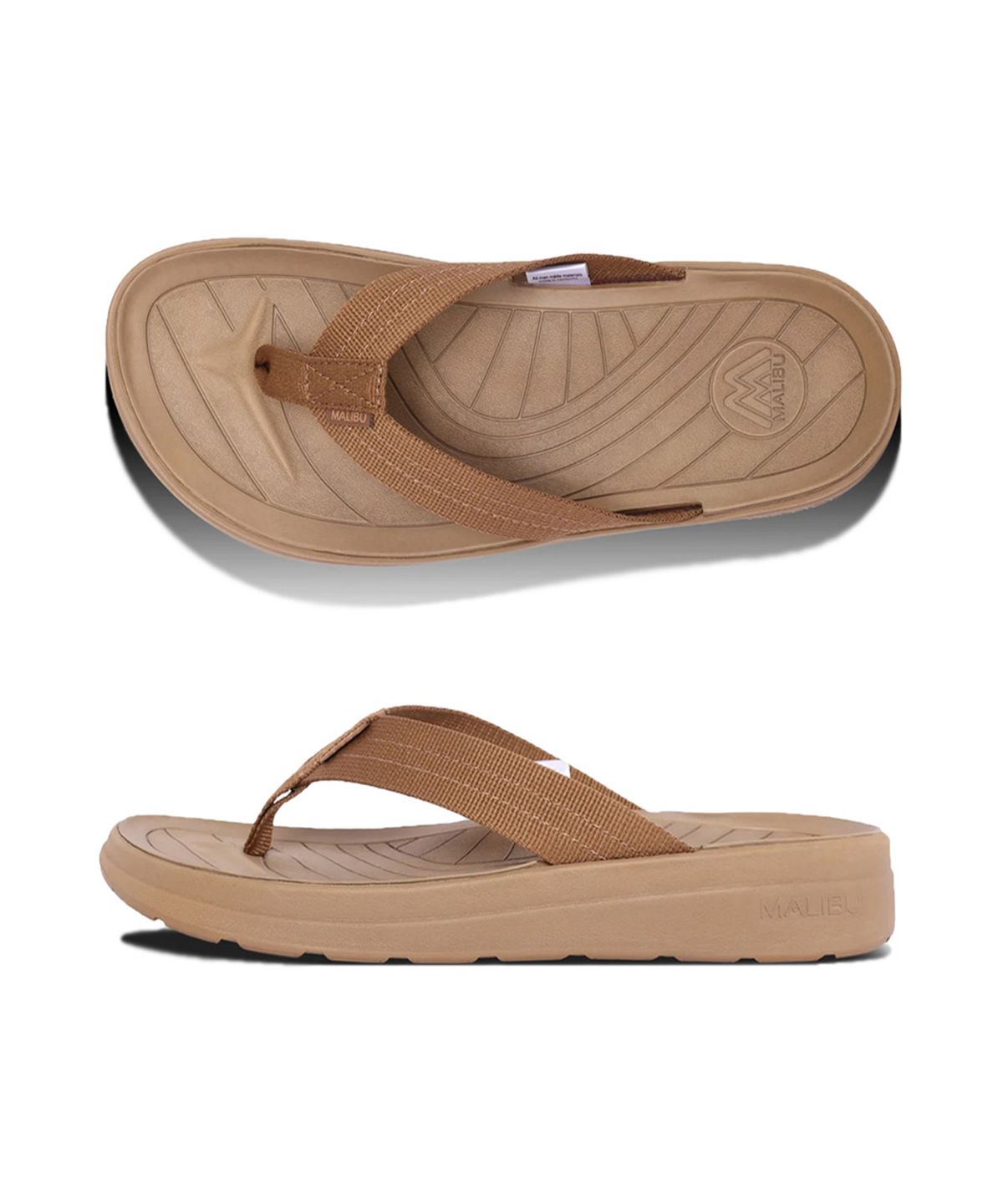 말리부 샌들(MALIBU SANDALS) 서프라이더 폴리에스터 - 코요테 / MS08-0004