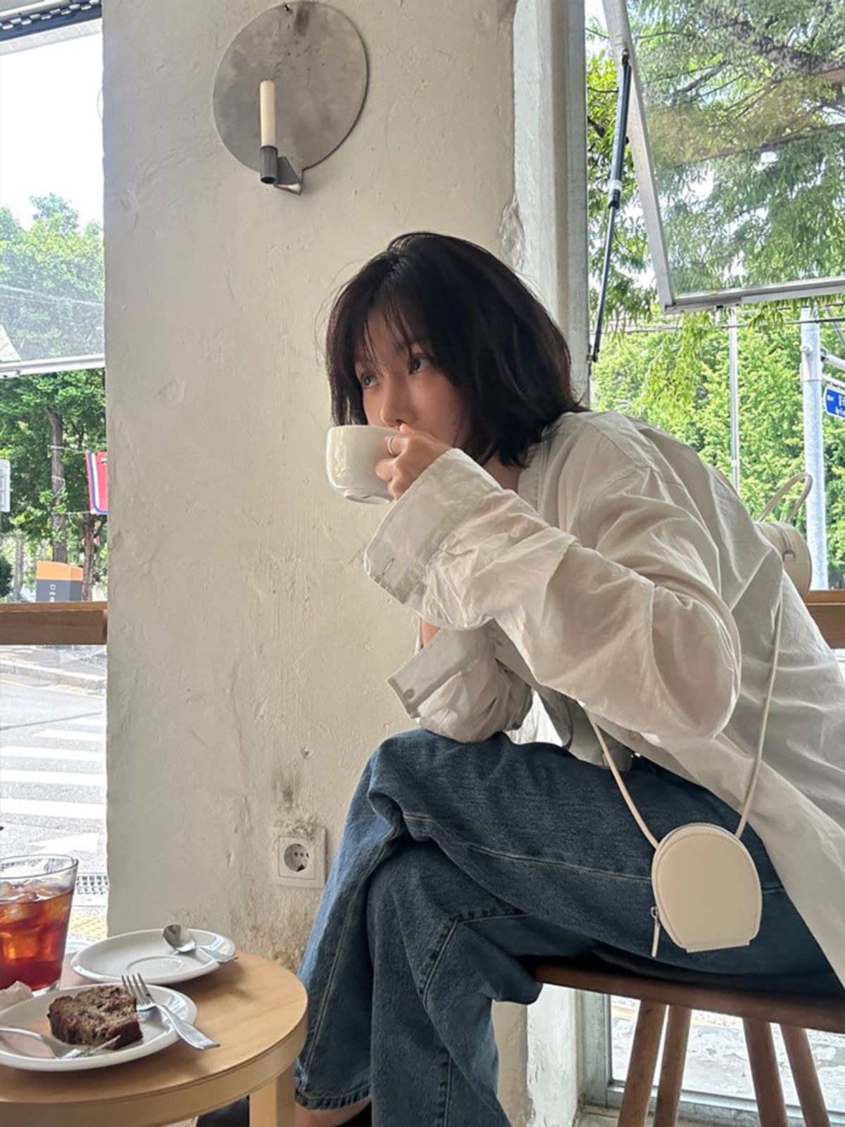 아코크(ACOC) Pond Wallet Bag_Ivory