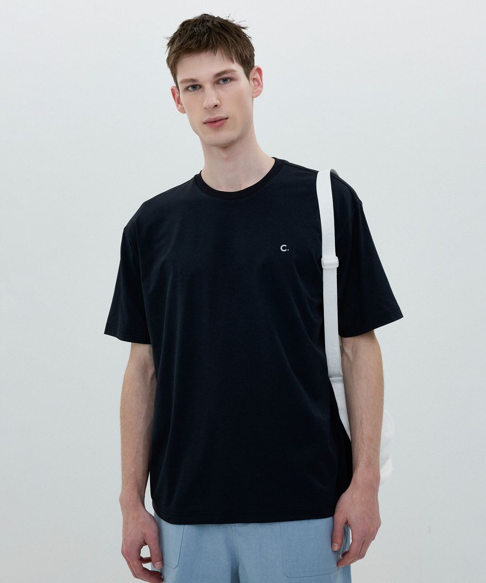 [25SS clove] Basic Running T-shirt_Men (Black)