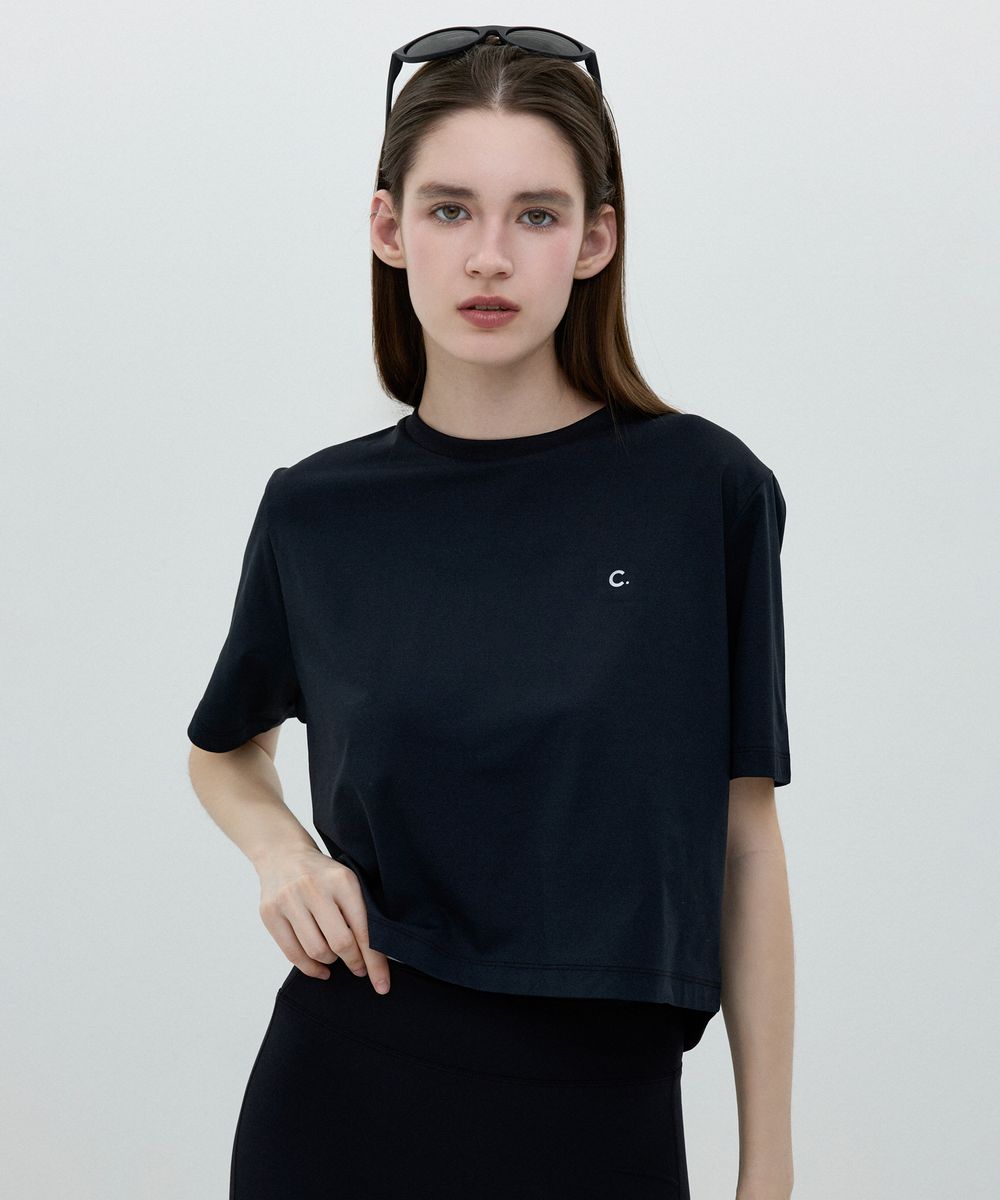 [25SS clove] Basic Running T-shirt (Black)