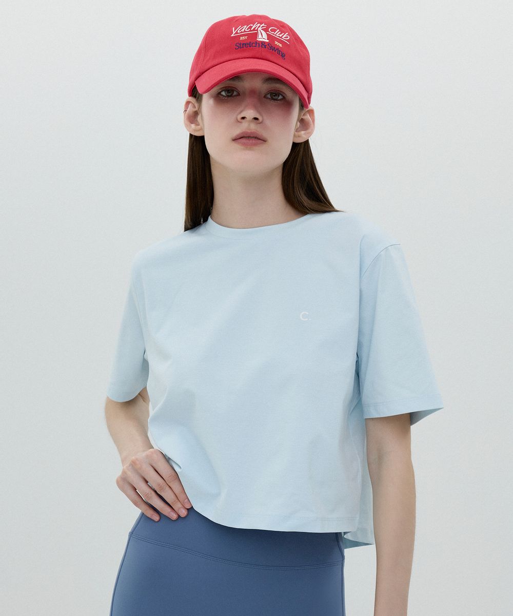 [25SS clove] Basic Running T-shirt (Sky Blue)