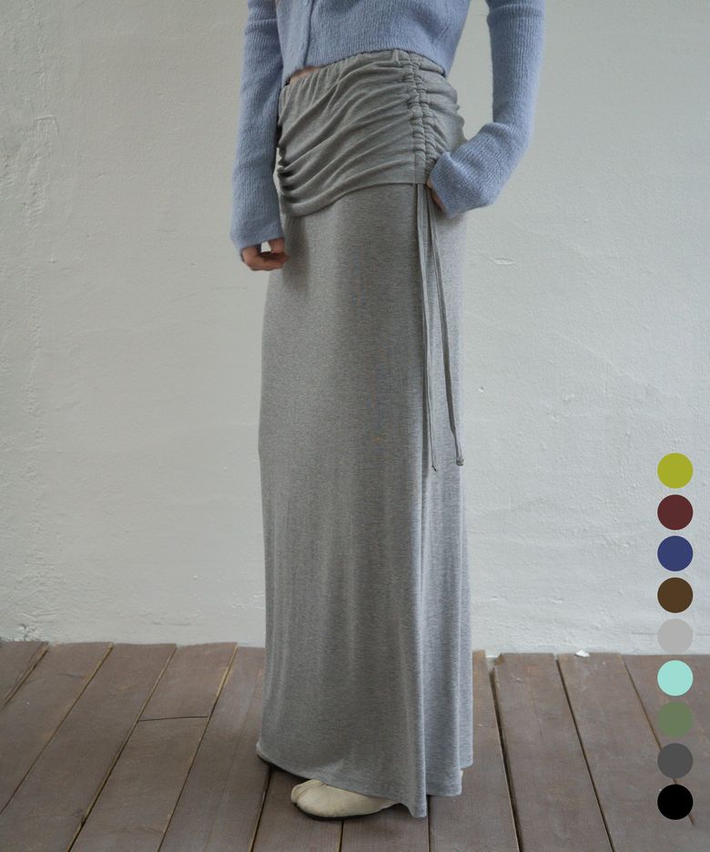 Every Day Comfort Long Skirt_CTS618(10color)