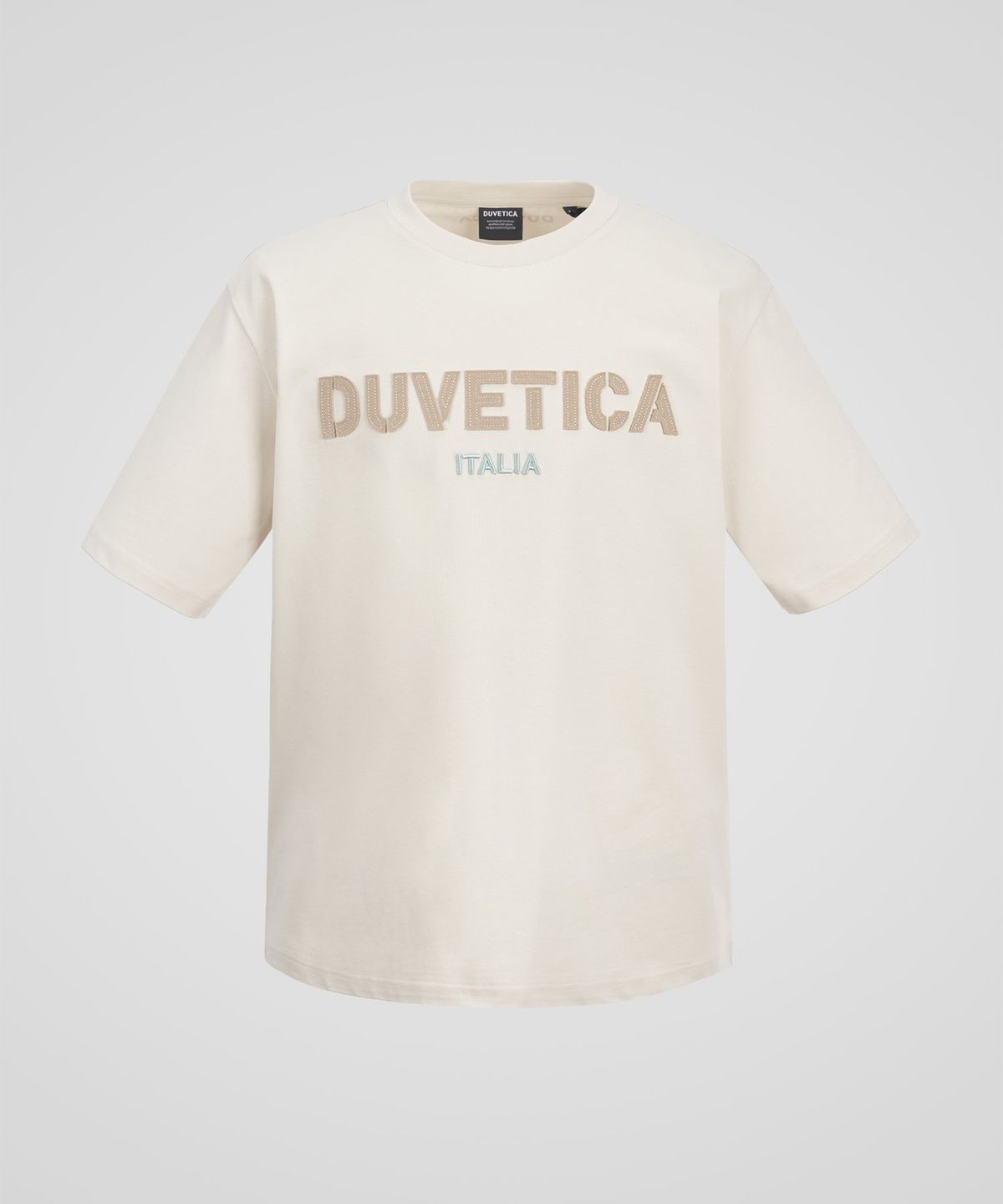 듀베티카(DUVETICA) 사프리(아이보리)(남성 반팔티셔츠)