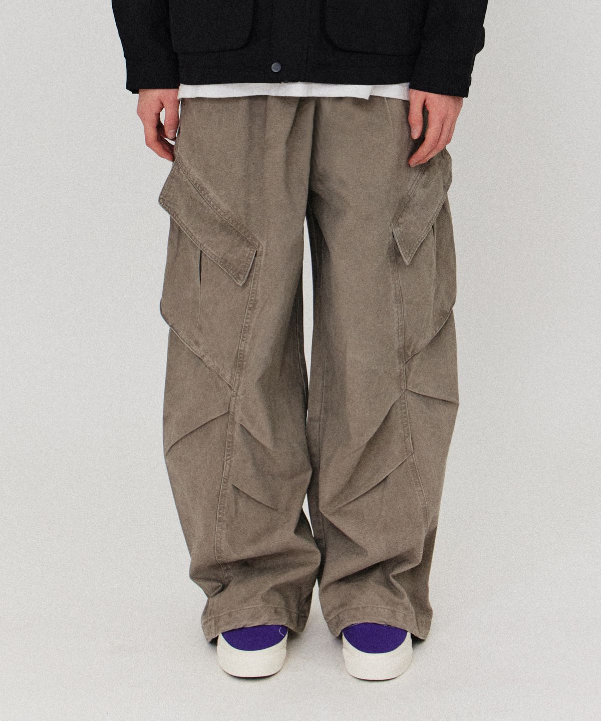 골든선샤인(GOLDEN SUNSHINE) Washed cargo pants_Beige