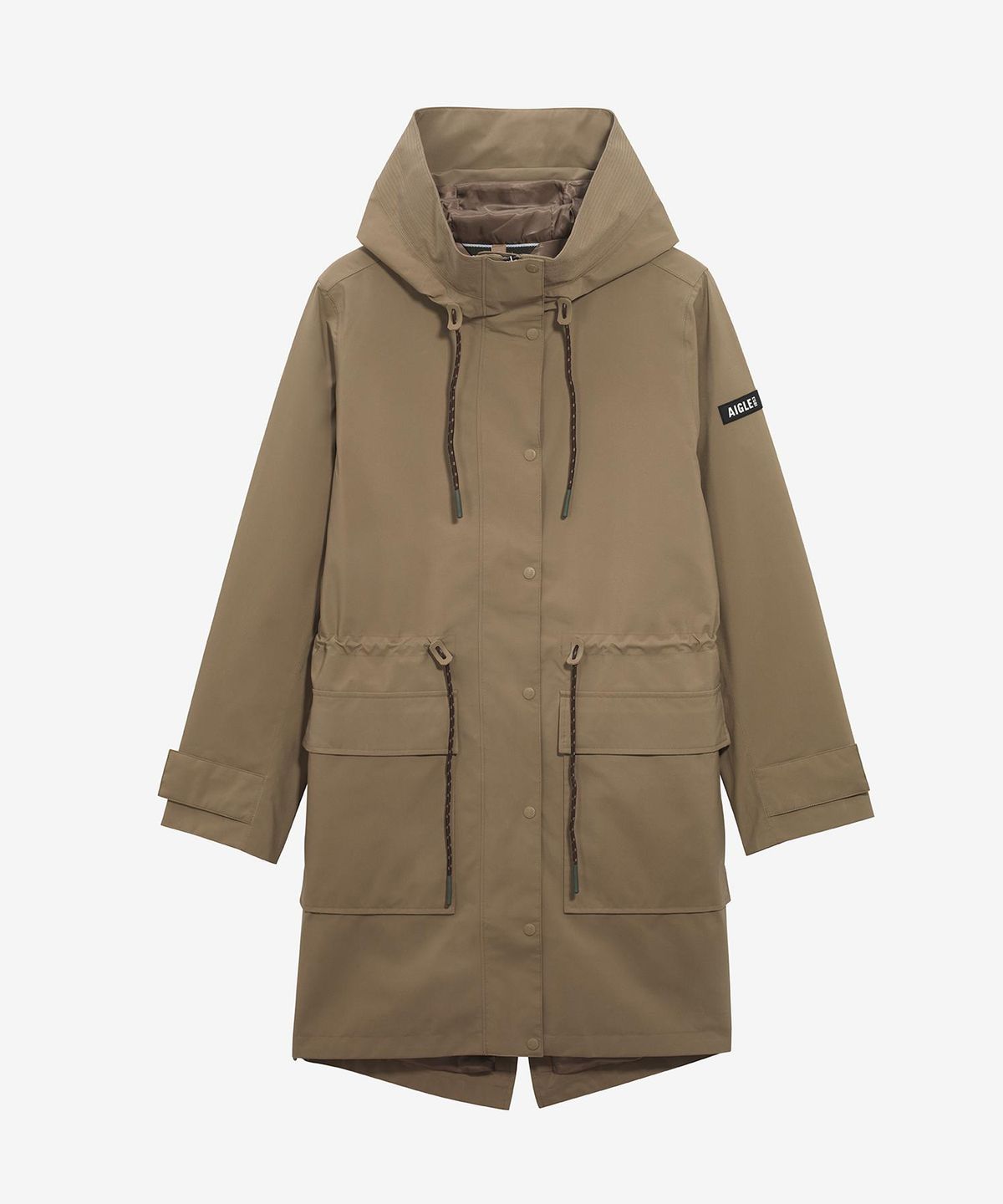 에이글(Aigle) 여성 T-KIT 고어텍스 피시테일 롱자켓 AIW24WOUT008RUS