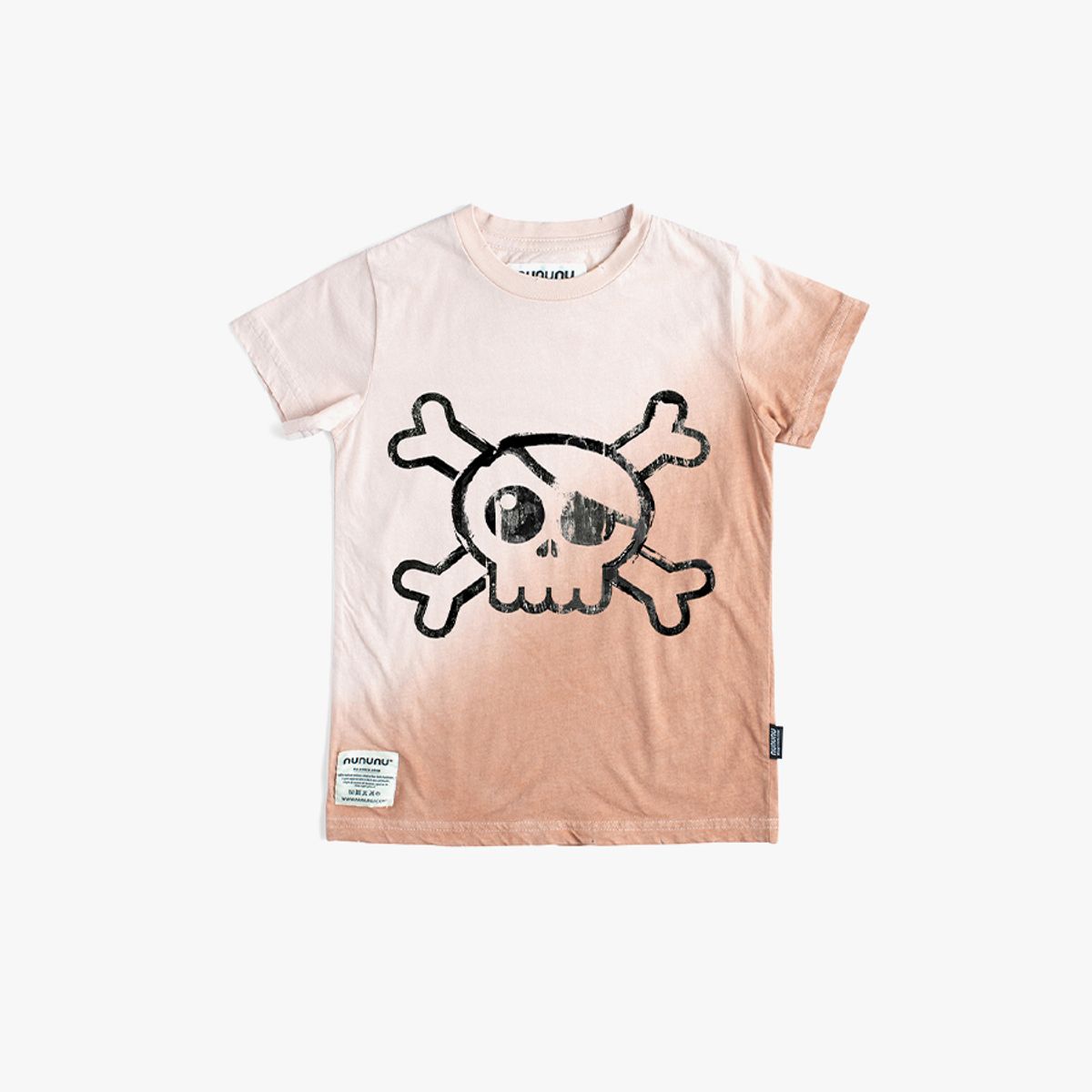 누누누(NUNUNU) GRADIENT SKULL T-SHIRT_NU22TR317_NU22TR317