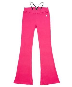 루나 슬림핏 로우 라이즈 팬츠 핑크