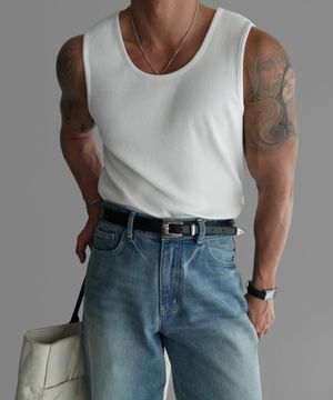 리브드 릴랙스드 슬리브리스 [아이보리]