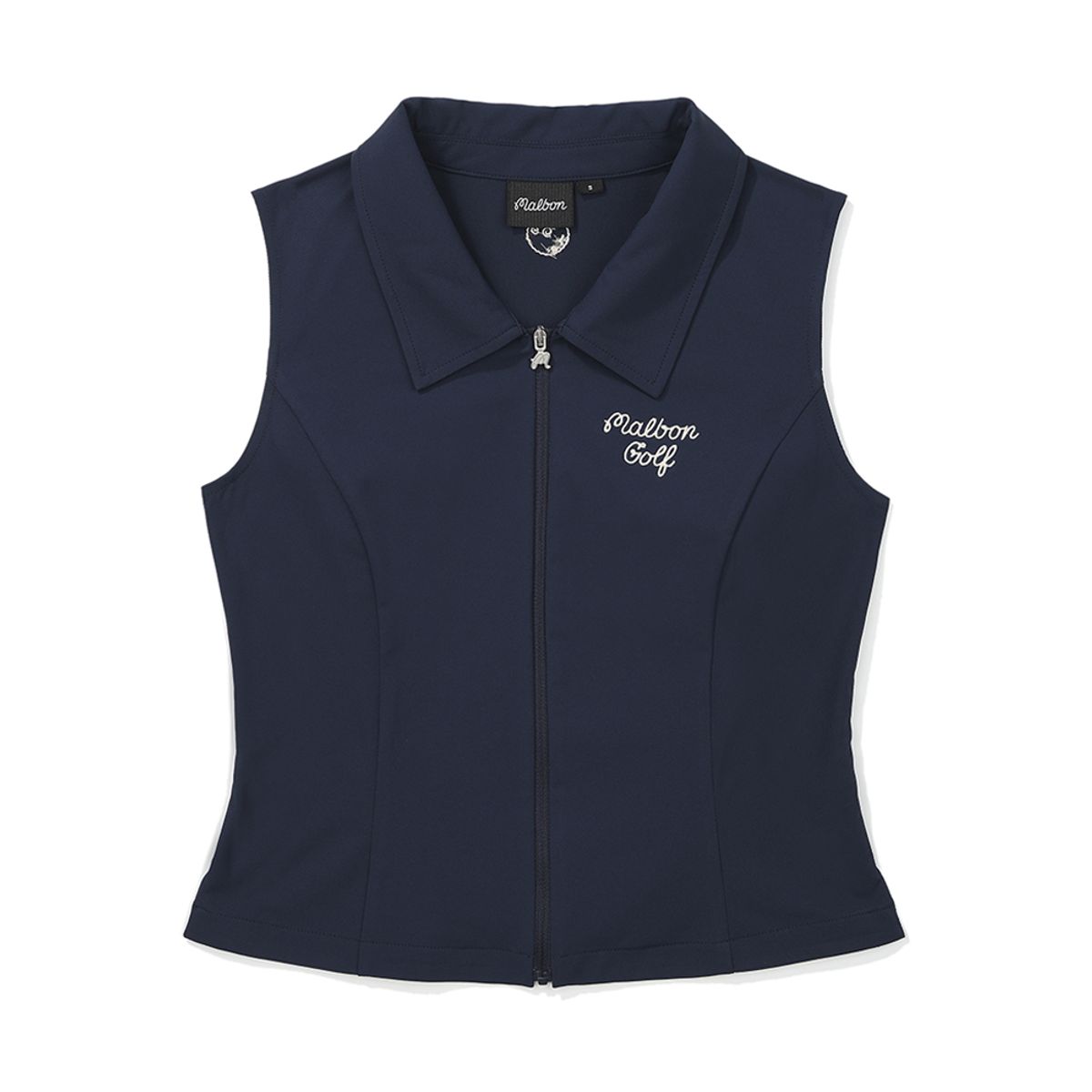말본 골프(MALBON GOLF) 카라 슬리브리스 베스트 NAVY (WOMAN)