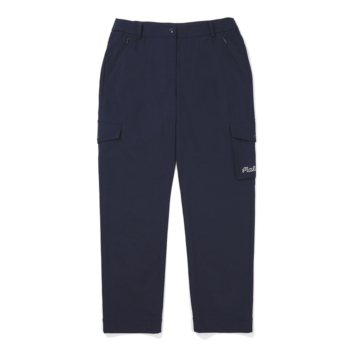 말본 골프(MALBON GOLF) 저지 9부 일자핏 팬츠 NAVY (WOMAN)