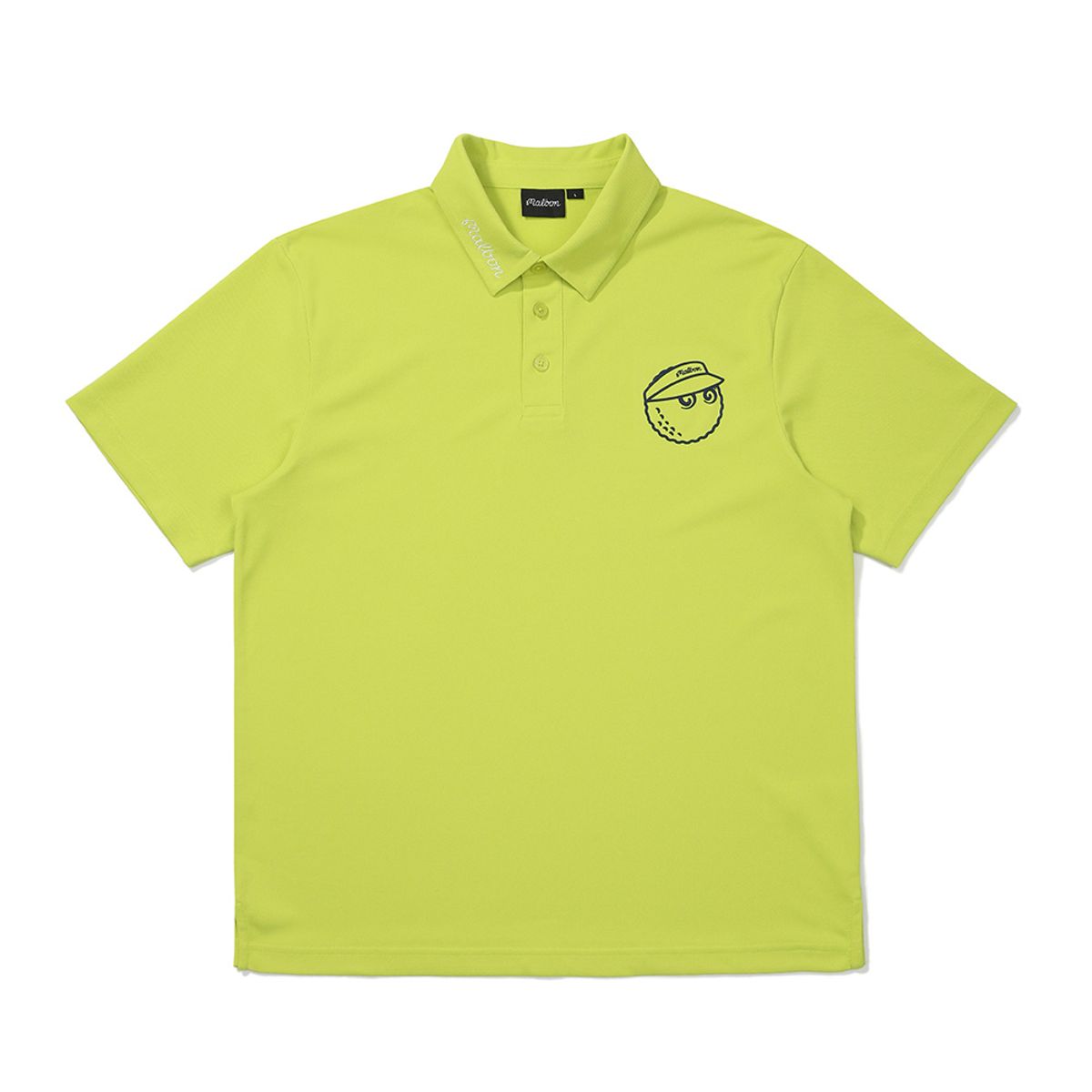 말본 골프(MALBON GOLF) 버킷 폴로 피케 티셔츠 LIME (MAN)