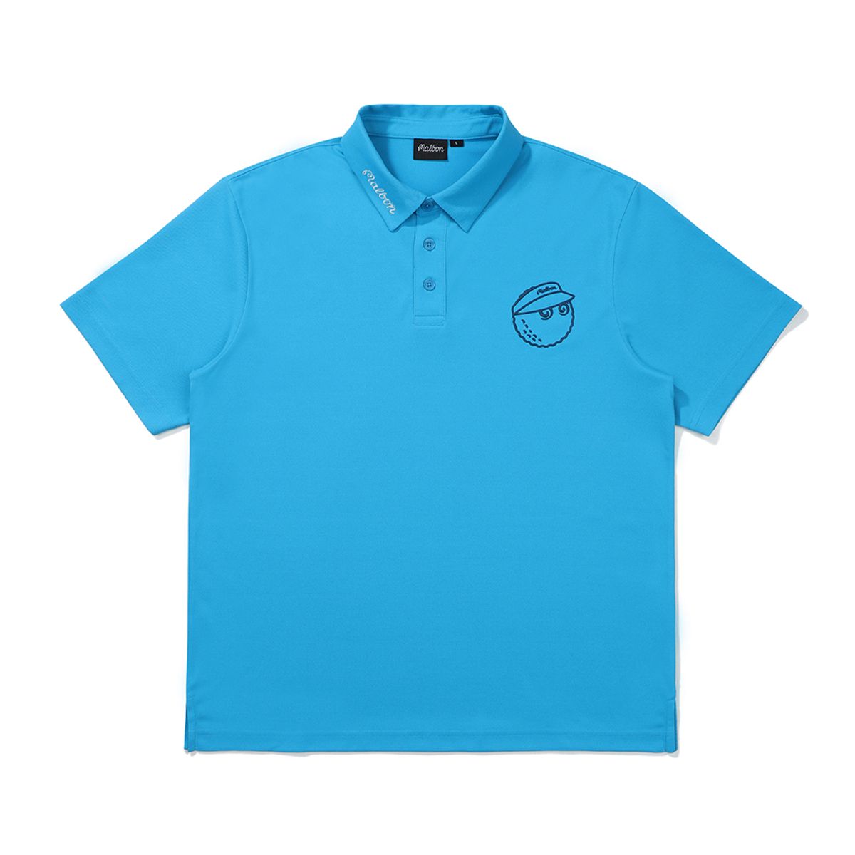 말본 골프(MALBON GOLF) 버킷 폴로 피케 티셔츠 BLUE (MAN)