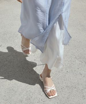 키메르 스트랩 플랫샌들 (2cm)