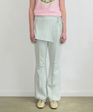 랩 스커트 트레이닝 팬츠 (Mint)
