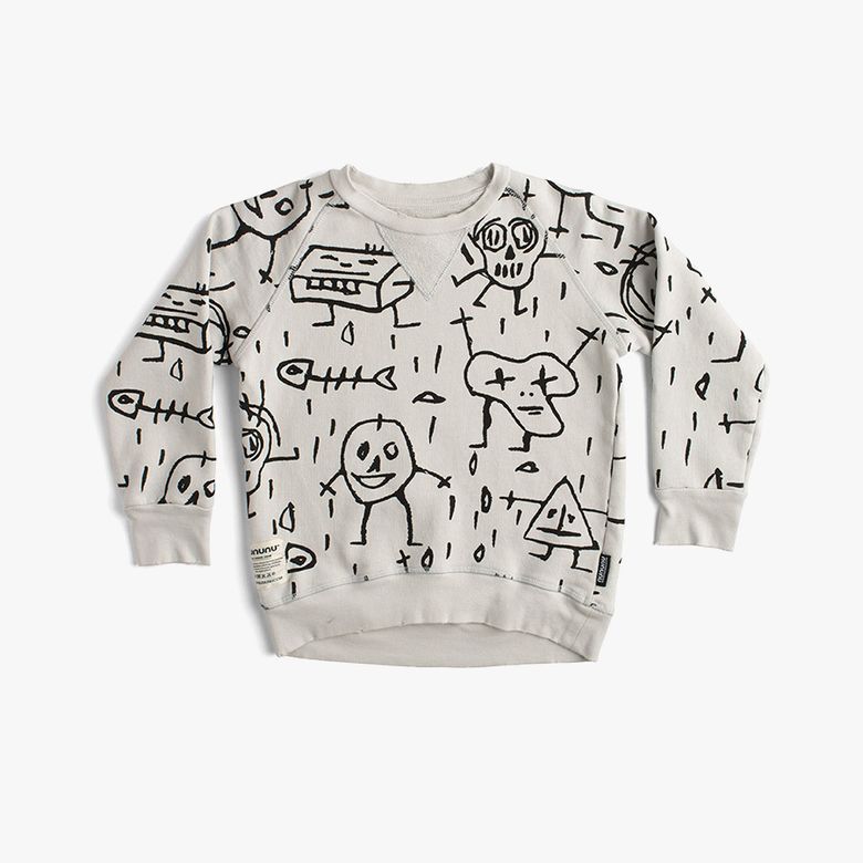 GOOFY SKULLS SWEATSHIRT_NU23TM306