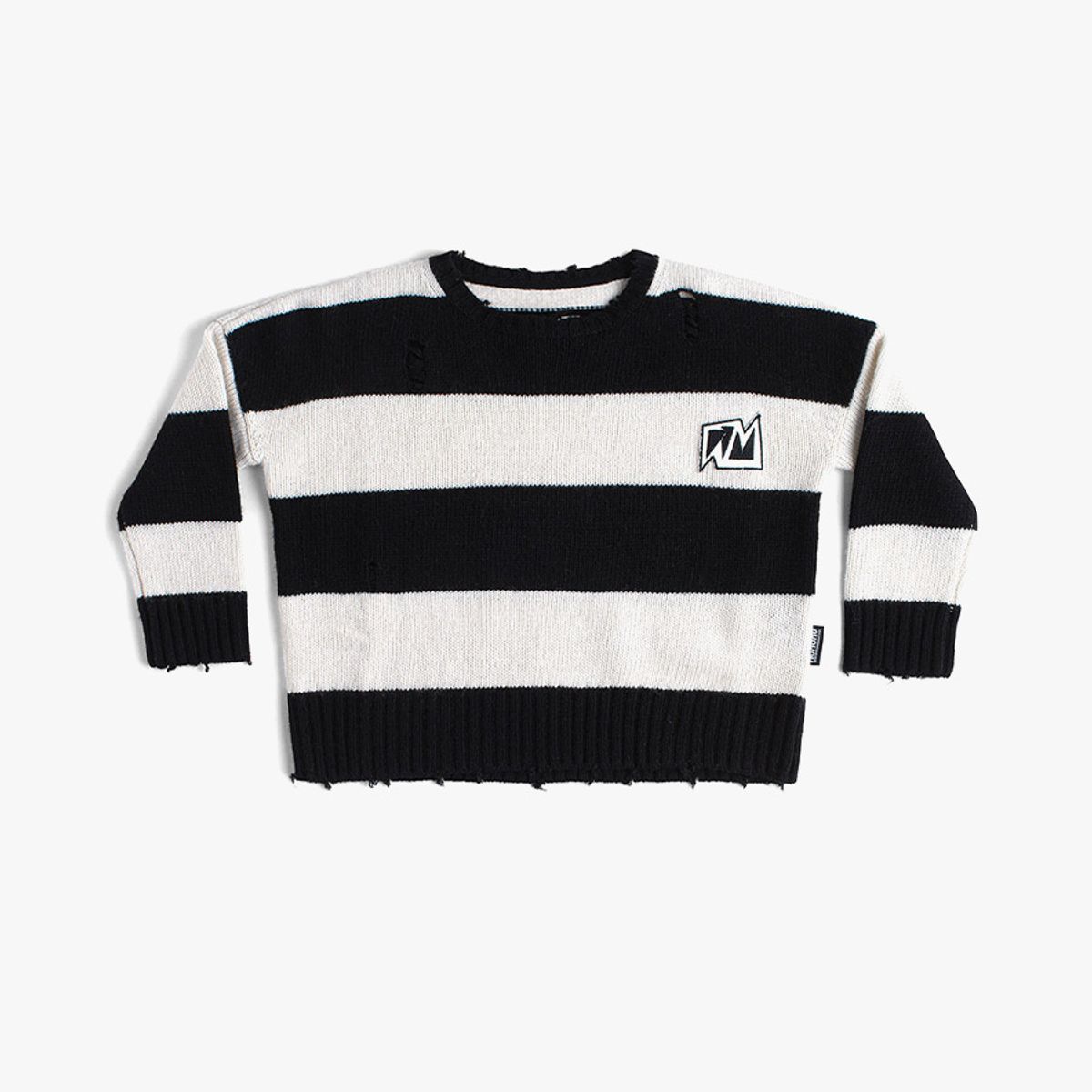 누누누(NUNUNU) STRIPED KNIT_NU23KR301