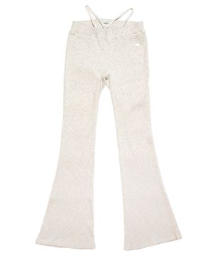 루나 슬림핏 로우 라이즈 팬츠 오트밀