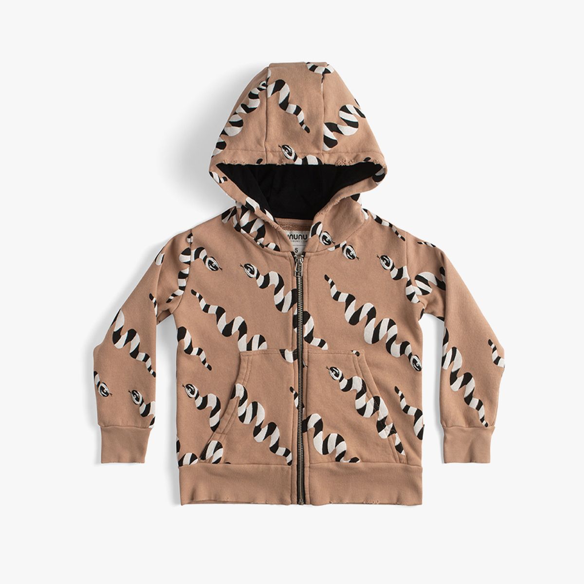 누누누(NUNUNU) STRIPEY SNAKES ZIP HOODIE_NU33JD320