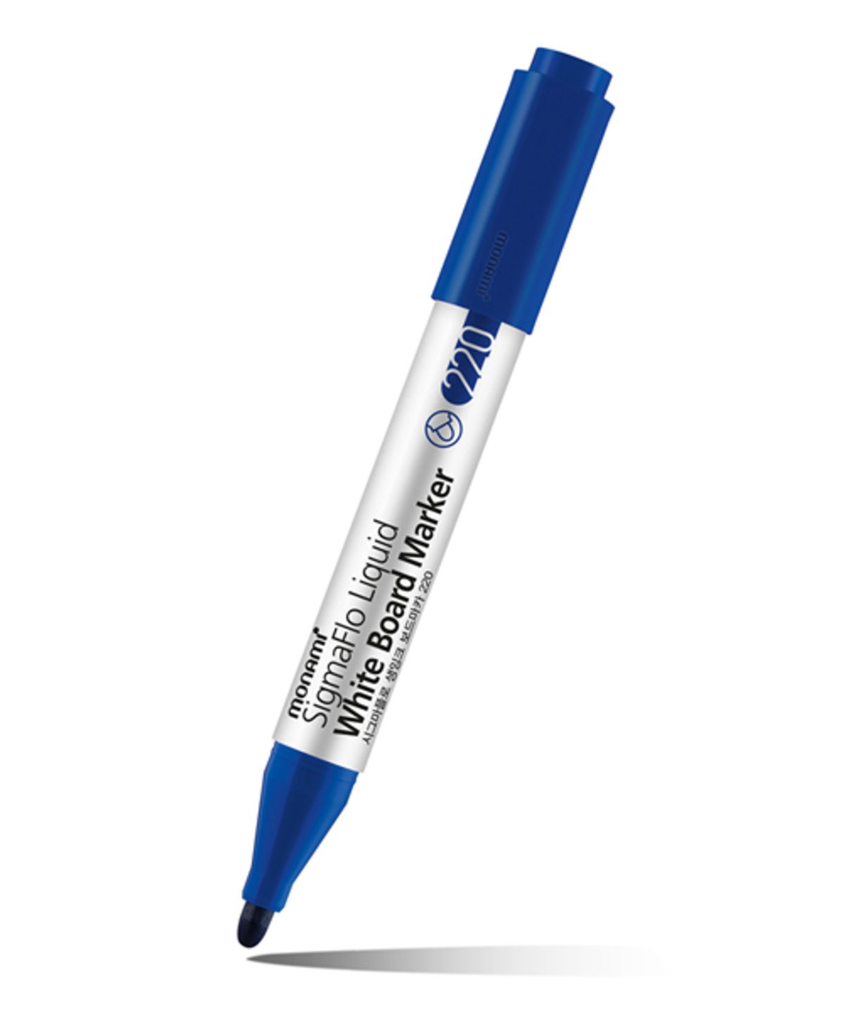 모나미(MONAMI) SigmaFlo Liquid White Board 220 (B:BL) 1타(12개입)