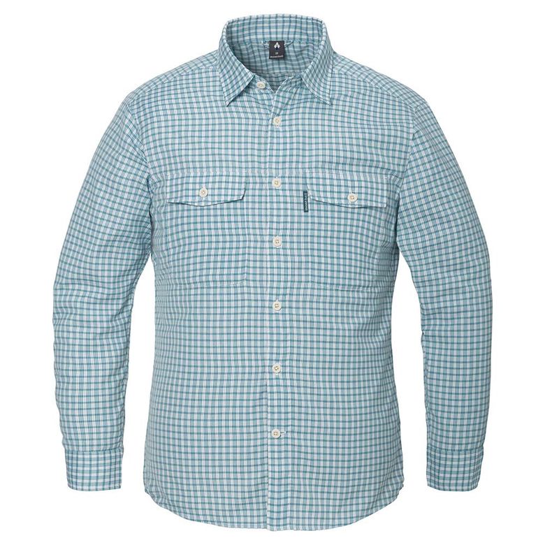 위크론 라이트 더블포켓 L/S 셔츠 남 TEAL JBWISMTS241