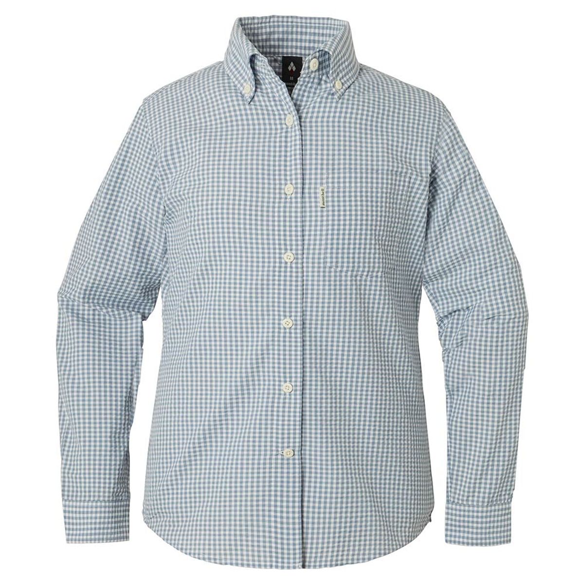 몽벨(MONTBELL) 위크론 드라이터치 롱슬리브 셔츠 여 LIGHT GRAY JBWISWTS236