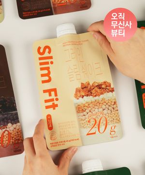 다이어트 그레인 슬림 단백질 쉐이크 파우치 7개입 (+텀블러 증정)