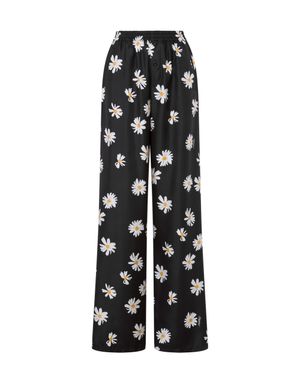 올 오버 데이지 실크 트윌 팬츠