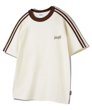 OG 트랙 래글런 반팔티 크림 YT-302