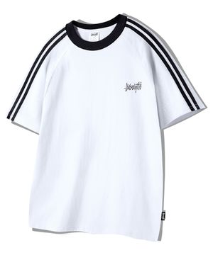 OG 트랙 래글런 반팔티 화이트 YT-302