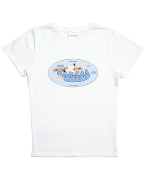 프리 버드 우먼즈 티 화이트