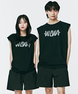 커버스티치 후로킹 슬리브리스[3 COLOR]