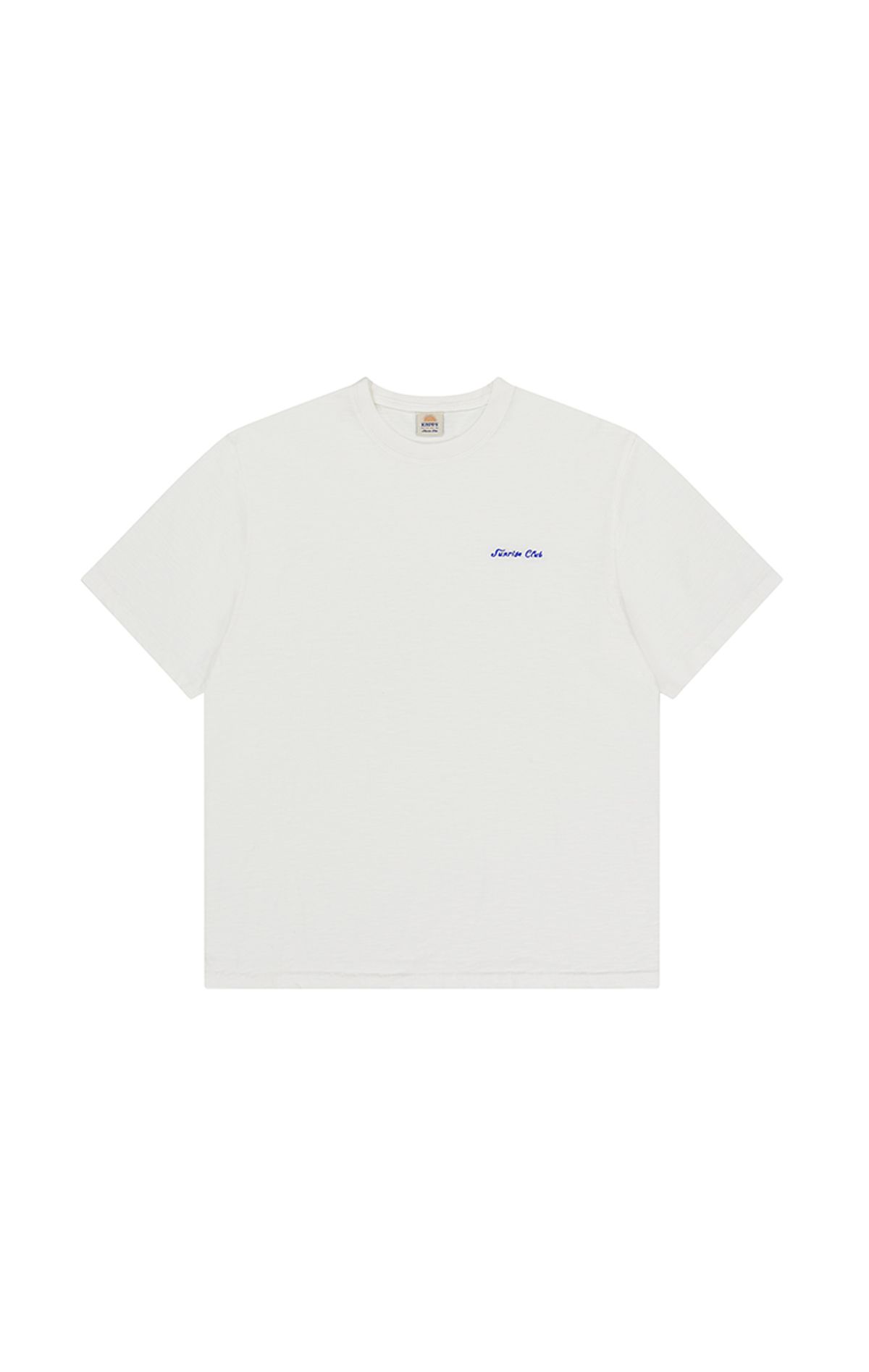 캐피디자인(KAPPY DESIGN) 슬라브 코튼 하프 티셔츠 (화이트)