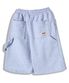 핀턱 카펜터 버뮤다 스웨트 팬츠 백염 YP-501
