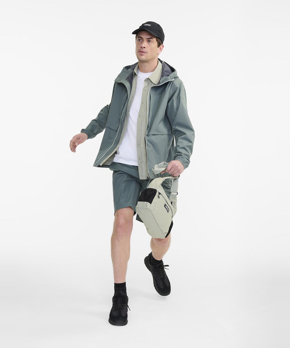 에이글(Aigle) RAINPACK PRO 80: UNISEX 패커블 워터프루프 자켓 AIS25UOUT013ALO